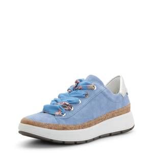NEW ARA women's rem shoes in azure blue/silver